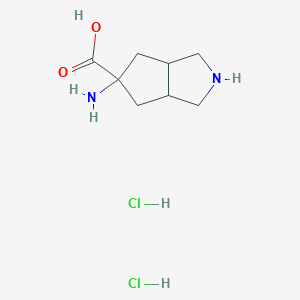 5-Aminooctahydrocyclopenta[c]pyrrole-5-carboxylic acid dihydrochloride