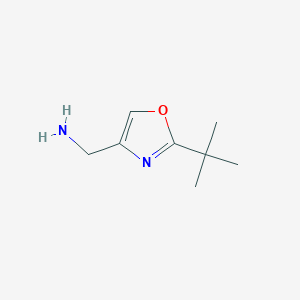 (2-(tert-Butyl)oxazol-4-yl)methanamine