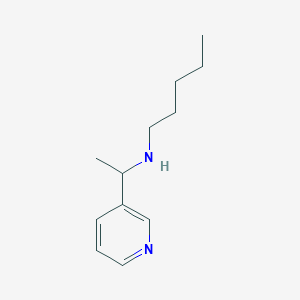 N-(1-(Pyridin-3-yl)ethyl)pentan-1-amine