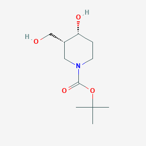 tert-Butylcis-4-hydroxy-3-(hydroxymethyl)piperidine-1-carboxylate