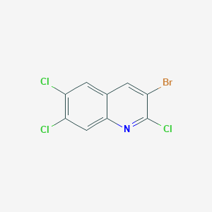 3-Bromo-2,6,7-trichloroquinoline