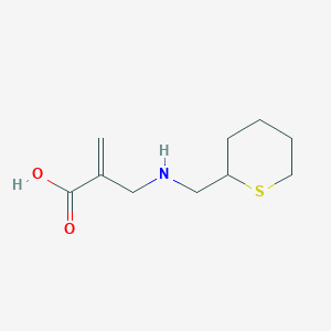 2-((((Tetrahydro-2H-thiopyran-2-yl)methyl)amino)methyl)acrylic acid