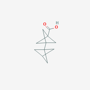 3-{Bicyclo[1.1.1]pentan-1-yl}bicyclo[1.1.1]pentane-1-carboxylic acid