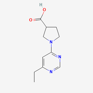 1-(6-Ethylpyrimidin-4-yl)pyrrolidine-3-carboxylic acid