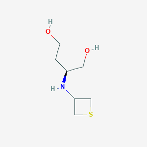 (S)-2-(Thietan-3-ylamino)butane-1,4-diol