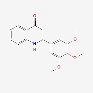 2-(3,4,5-Trimethoxyphenyl)-2,3-dihydroquinolin-4(1H)-one