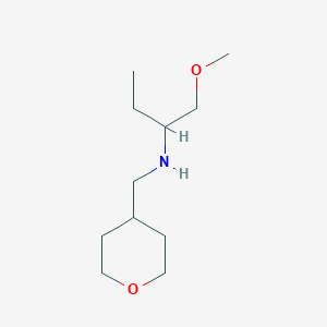 1-Methoxy-N-((tetrahydro-2H-pyran-4-yl)methyl)butan-2-amine