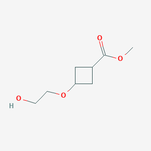 Methyl 3-(2-hydroxyethoxy)cyclobutane-1-carboxylate