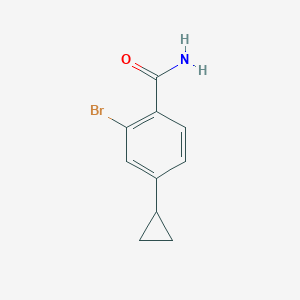 2-Bromo-4-cyclopropylbenzamide