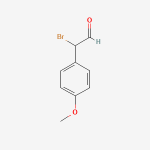 2-Bromo-2-(4-methoxyphenyl)acetaldehyde