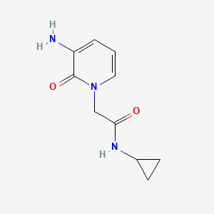 2-(3-Amino-2-oxopyridin-1(2H)-yl)-N-cyclopropylacetamide