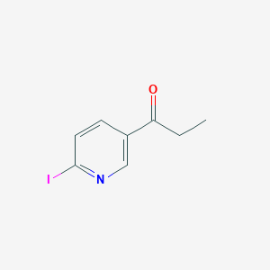 1-(6-Iodopyridin-3-yl)propan-1-one