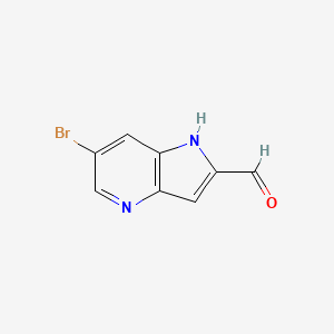 6-bromo-1H-pyrrolo[3,2-b]pyridine-2-carbaldehyde