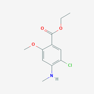 Ethyl 5-chloro-2-methoxy-4-(methylamino)benzoate