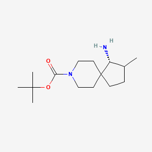 tert-Butyl (1R)-1-amino-2-methyl-8-azaspiro[4.5]decane-8-carboxylate