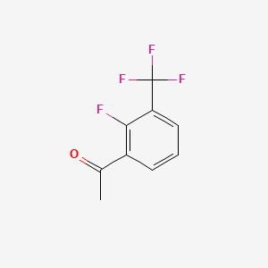 molecular formula C9H6F4O B1301896 2'-氟-3'-(三氟甲基)苯乙酮 CAS No. 207853-63-2