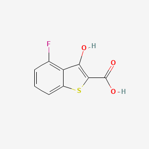 4-Fluoro-3-hydroxybenzo[b]thiophene-2-carboxylic acid