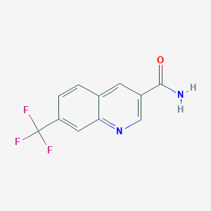 7-(Trifluoromethyl)quinoline-3-carboxamide