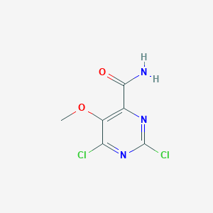 2,6-Dichloro-5-methoxypyrimidine-4-carboxamide