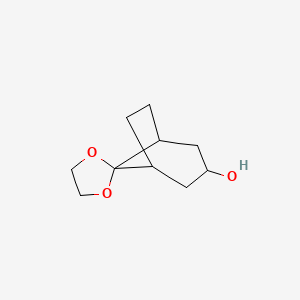 Spiro[bicyclo[3.2.1]octane-8,2'-[1,3]dioxolane]-3-ol