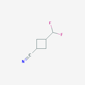 3-(Difluoromethyl)cyclobutane-1-carbonitrile