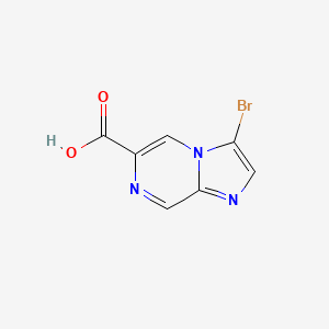 3-Bromoimidazo[1,2-a]pyrazine-6-carboxylic acid