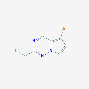 5-Bromo-2-(chloromethyl)pyrrolo[2,1-f][1,2,4]triazine