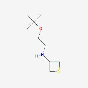 N-(2-(tert-Butoxy)ethyl)thietan-3-amine