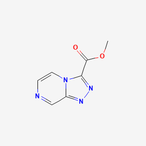 Methyl [1,2,4]triazolo[4,3-a]pyrazine-3-carboxylate