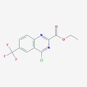 Ethyl 4-chloro-6-(trifluoromethyl)quinazoline-2-carboxylate