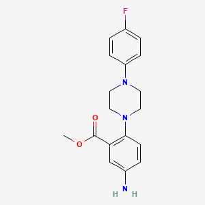 Methyl 5-amino-2-(4-(4-fluorophenyl)piperazin-1-yl)benzoate