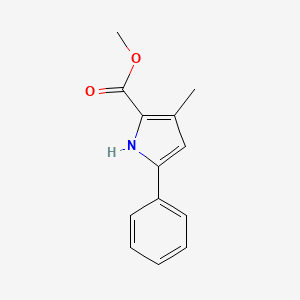 Methyl 3-methyl-5-phenyl-1H-pyrrole-2-carboxylate