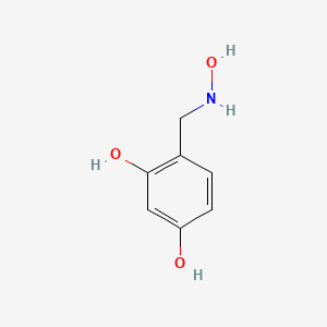 4-((Hydroxyamino)methyl)benzene-1,3-diol