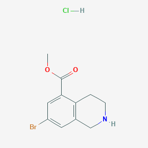 Methyl 7-bromo-1,2,3,4-tetrahydroisoquinoline-5-carboxylate hydrochloride