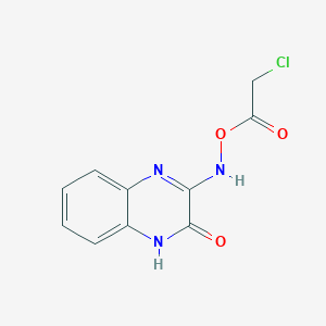 3-((2-Chloroacetoxy)imino)-3,4-dihydroquinoxalin-2(1H)-one