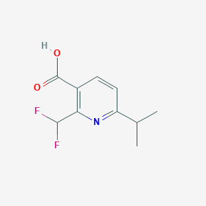 2-(Difluoromethyl)-6-isopropylnicotinic acid