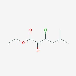 Ethyl 3-chloro-5-methyl-2-oxohexanoate