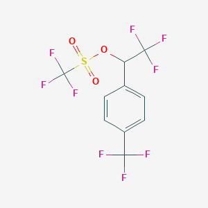 2,2,2-Trifluoro-1-(4-(trifluoromethyl)phenyl)ethyl trifluoromethanesulfonate