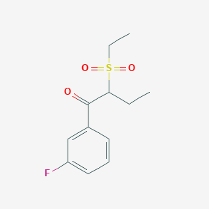 2-(Ethylsulfonyl)-1-(3-fluorophenyl)butan-1-one