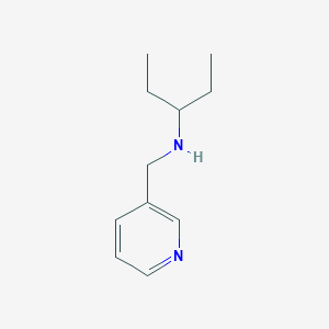 N-(pyridin-3-ylmethyl)pentan-3-amine