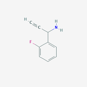 1-(2-Fluorophenyl)prop-2-yn-1-amine