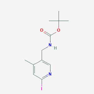 tert-Butyl ((6-iodo-4-methylpyridin-3-yl)methyl)carbamate