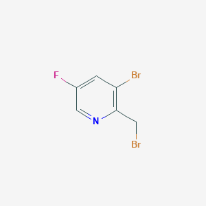 3-Bromo-2-(bromomethyl)-5-fluoropyridine