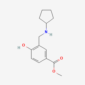 Methyl 3-((cyclopentylamino)methyl)-4-hydroxybenzoate