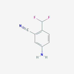 5-Amino-2-(difluoromethyl)benzonitrile