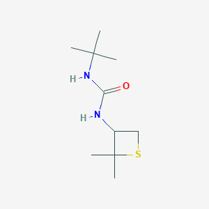 1-Tert-butyl-3-(2,2-dimethylthietan-3-yl)urea