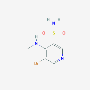 5-Bromo-4-(methylamino)pyridine-3-sulfonamide