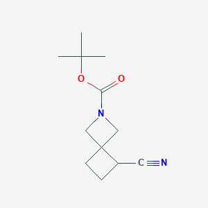 tert-Butyl 5-cyano-2-azaspiro[3.3]heptane-2-carboxylate