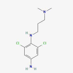 2,6-Dichloro-N1-(3-(dimethylamino)propyl)benzene-1,4-diamine