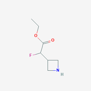 Ethyl 2-(azetidin-3-yl)-2-fluoroacetate